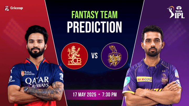 RCB vs KKR Dream11 fantasy team